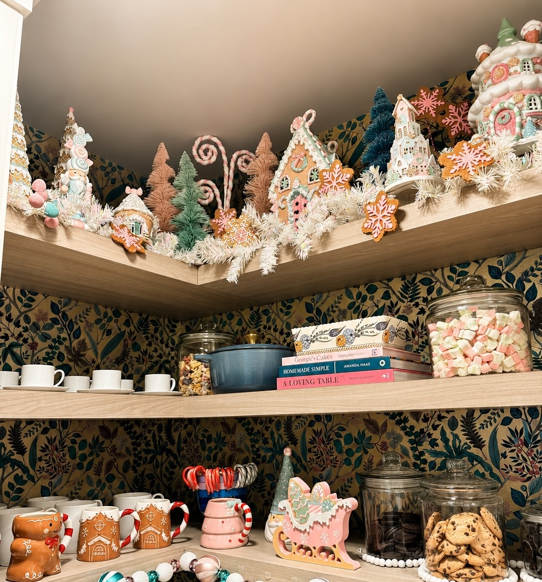 Holiday Pantry Detail Styling